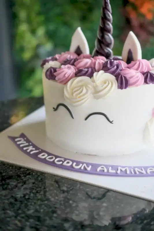 Butik Şeker Hamursuz Unicorn Pasta