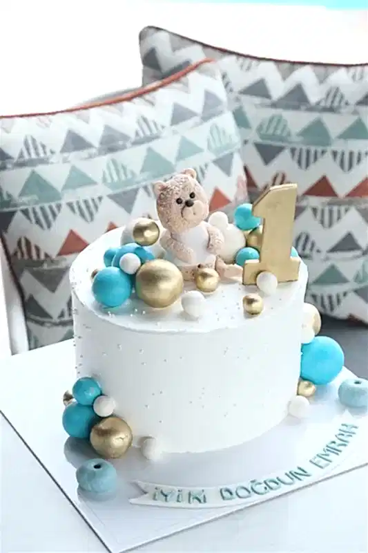Butik Ayıcık Balonlar Pasta